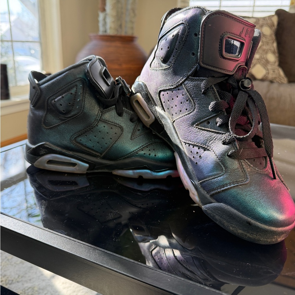 Jordan Kids Iridescent Black Sneakers
